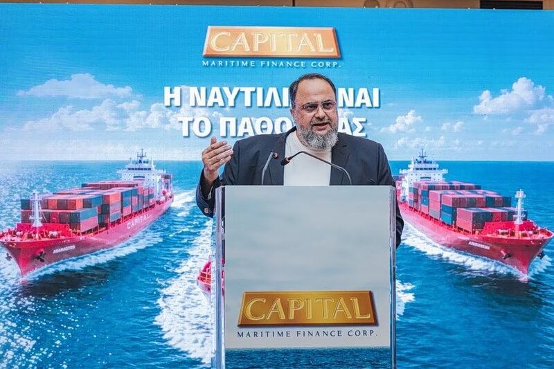 Βαγγέλης μαρινάκης: ψήφος εμπιστοσύνης στην ελλάδα η εισαγωγή της capital maritime finance στο euronext athens