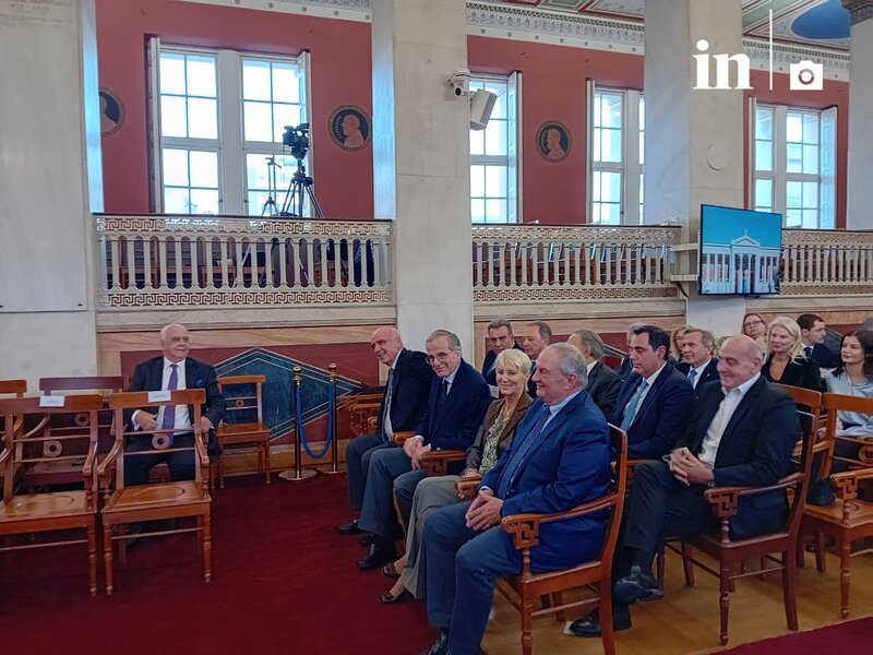 Καραμανλής, σαμαράς, μεϊμαράκης μαζί σε εκδήλωση του εκπα