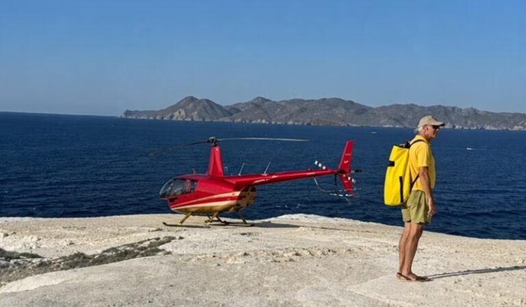 Παρέμβαση εισαγγελέα για τις απίστευτες εικόνες με την προσγείωση ελικοπτέρου στο σαρακήνικο της μήλου