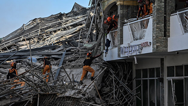 Κατάρρευση υπό κατασκευή κτιρίου στις φιλιππίνες: ένας νεκρός, πάνω από 20 οι αγνοούμενοι