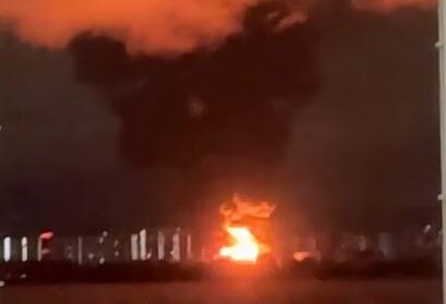 Μαζική ουκρανική επίθεση στην αγία πετρούπολη - χτυπήθηκε πετρελαϊκός σταθμός