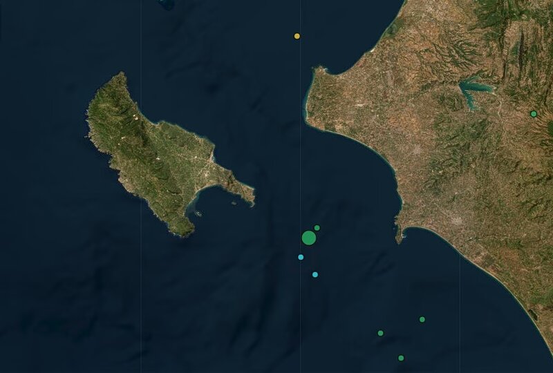 Σεισμός 4,5 ρίχτερ νοτιοανατολικά της ζακύνθου