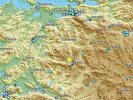 Σεισμός 4,8 Ρίχτερ στη δυτική Τουρκία