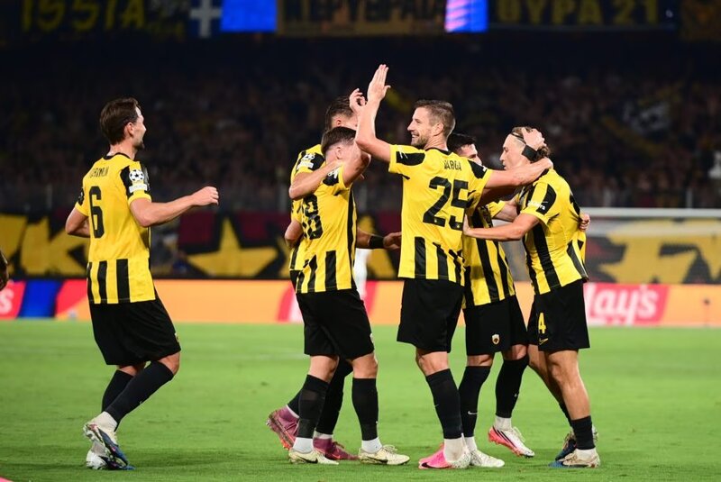 Αεκ – λέφσκι σόφιας 4-0: «περίπατος» για την ένωση και πρόκριση στην league phase του champions league