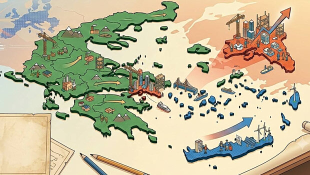 Η ελλάδα των τριών διαφορετικών ταχυτήτων - οι ανισότητες στην ανάπτυξη
