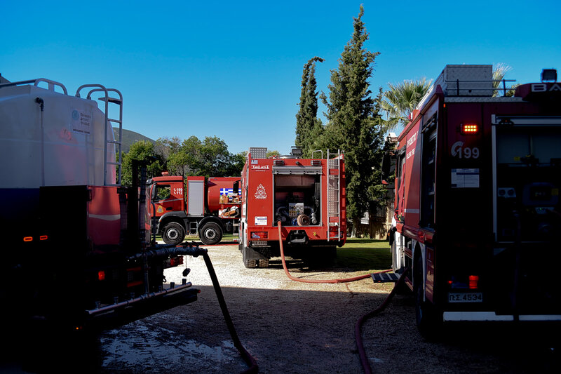 Πέντε συλλήψεις για πυρκαγιές σε νέα μάκρη, πρέβεζα, εύβοια, χίο και άγιον όρος