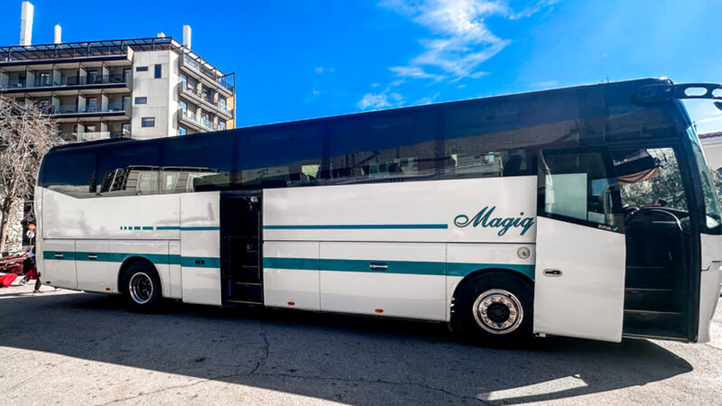 Πυρκαγιά σε λεωφορείο του ΚΤΕΛ Θεσσαλονίκης - Έγκαιρα διασώθηκαν οι επιβάτες