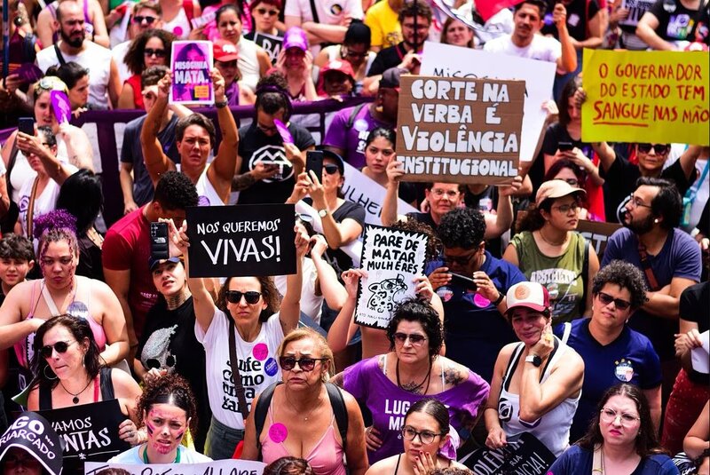 «μαύρο» ρεκόρ στις γυναικοκτονίες στη βραζιλία το 2025 με 4 νεκρές την ημέρα