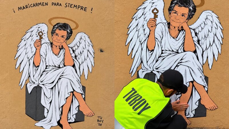 O φόρος τιμής στην μαρικάρμεν αμπασκάλ, η οποία σήκωσε το βάρος της στεγαστικής κρίσης στην ισπανία