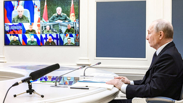 Ρωσία και λευκορωσία πραγματοποιούν κοινές πυρηνικές ασκήσεις σε ξηρά, θάλασσα και αέρα