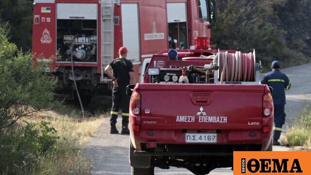 Υπό μερικό έλεγχο η φωτιά στην ανθήλη φθιώτιδας