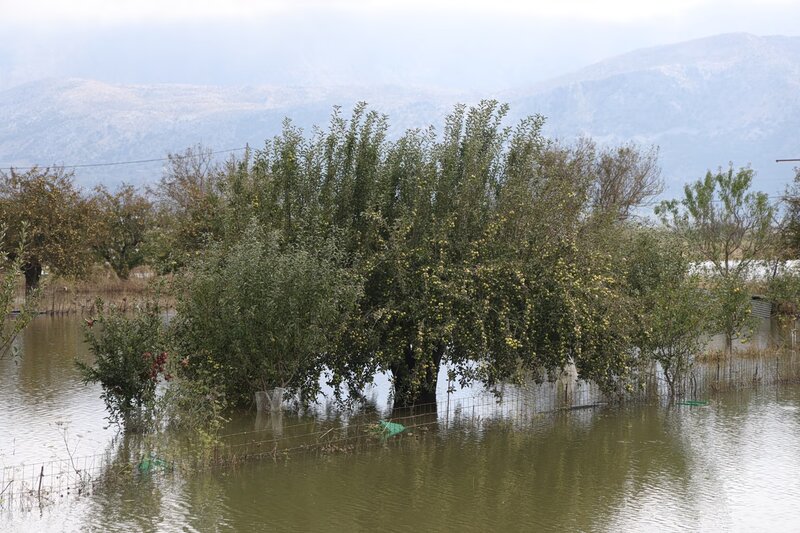 Οροπέδιο λασιθίου: πλημμύρες λόγω έλλειψης υποδομών - κατεστραμμένες καλλιέργειες αλλά ανάσα για τη λειψυδρία