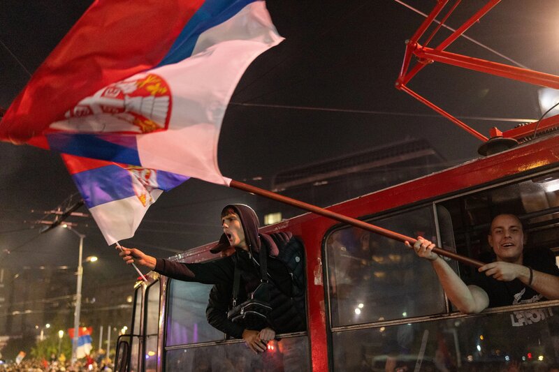 Η σερβία γύρισε σελίδα – με σύνθημα την αλλαγή, η φοιτητική λίστα βλέπει το μέλλον και, ίσως, μια θέση στην εε