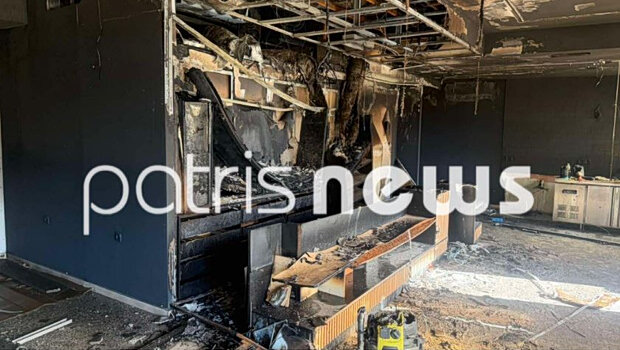 Έσπασαν και έκαψαν το μαγαζί του περιπτερά που είχε ξυλοκοπηθεί άγρια στη γαστούνη