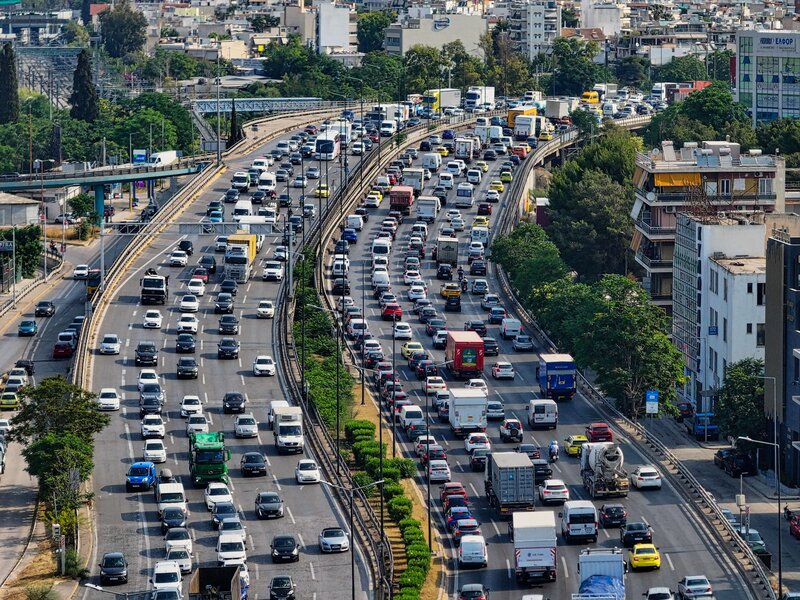 Κυκλοφοριακό χάος στον κηφισό - μεγάλες καθυστερήσεις στην αττική οδό