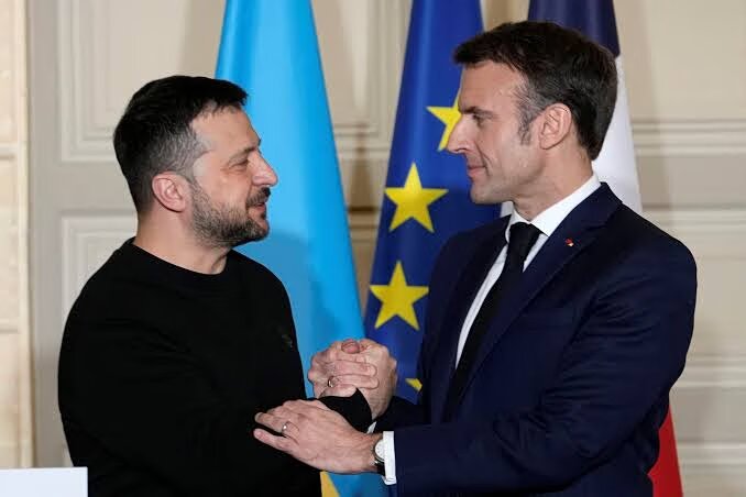 Συνάντηση ζελένσκι - μακρόν στη νέα υόρκη
