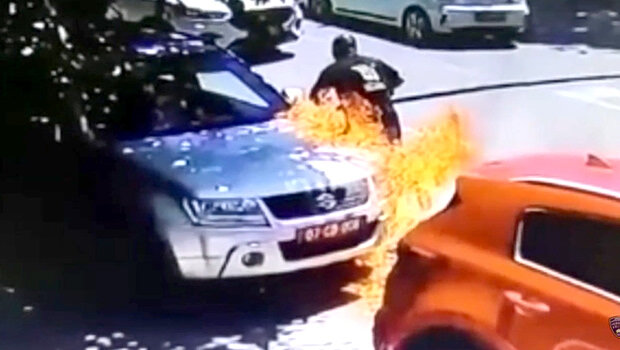 Συνελήφθη δράστης στη βόρεια μακεδονία που έκαψε οχήματα της βουλγαρικής πρεσβείας