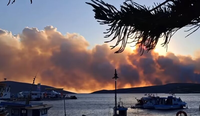 Δύσκολη νύχτα στη σκύρο - ενισχύονται οι επίγειες δυνάμεις στο νησί - σε πυκνό δάσος το πύρινο μέτωπο